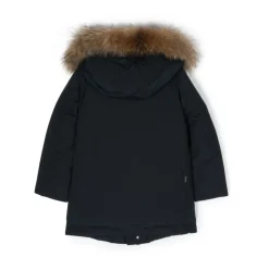 Arctische Afneembare Parka met Bontafwerking