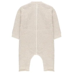Baby Beige Katoen Wol Jumpsuit