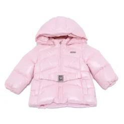 Baby donsjack met afneembare capuchon