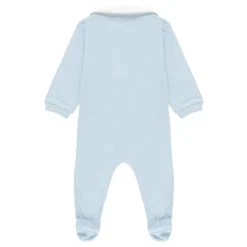 Baby Jumpsuit Lichtblauw Logo Print