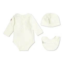 Baby set: rompertje, muts en slab