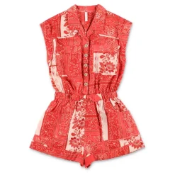 Bandana Print Playsuit Outerwear AW25