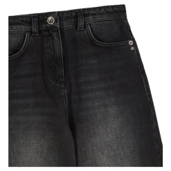 Barrel Fit Zwarte Broek