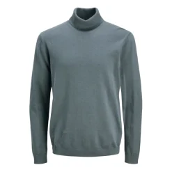 Basis Gebreide Rolhals Trui Groen