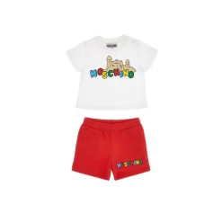 Bedrukte T-shirt en Shorts Set