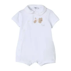 Beer Geborduurde Baby Romper