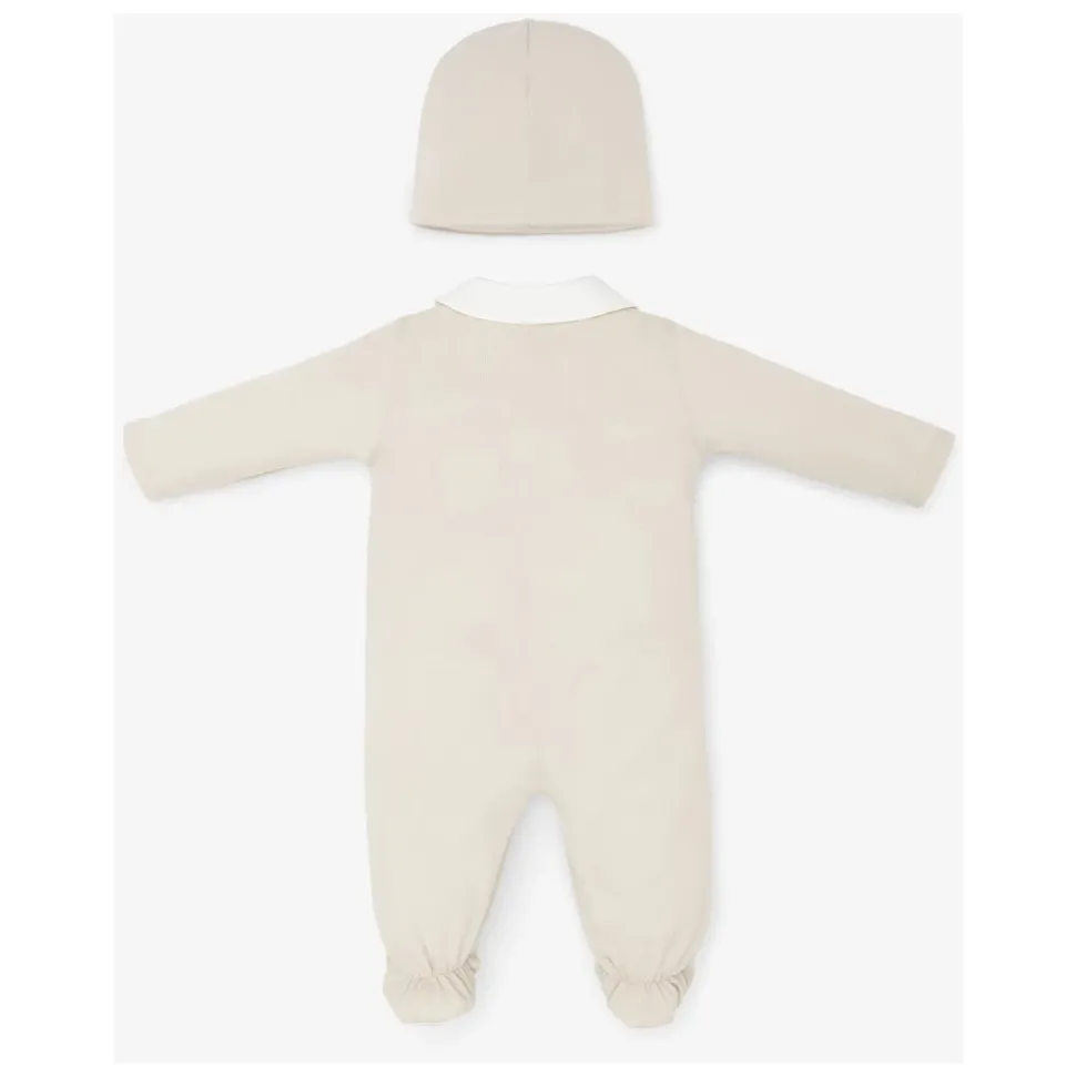 Beige Baby Jersey Set