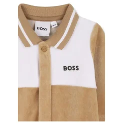 Beige Chenille Babygrow Rompers