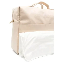 Beige Eco Leren Geboortetas