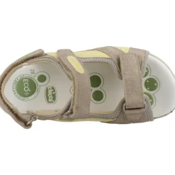 Beige en Gele Zomer Sandalen