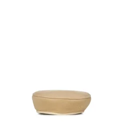 Beige Hoed met Asymmetrische Zoom