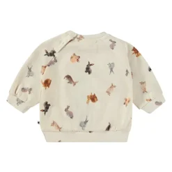 Beige Jurk Set met Dierenprint