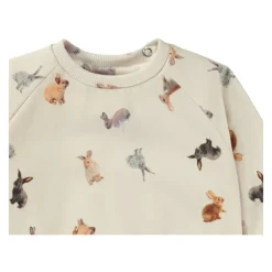 Beige Jurk Set met Dierenprint