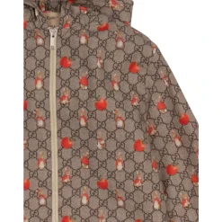 Beige Monogram Peter Rabbit Hoodie Jacket