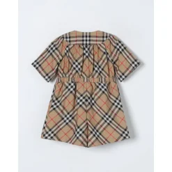 Beige Romper Korte Mouwen