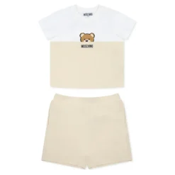 Beige Teddy Bear Sports Suit