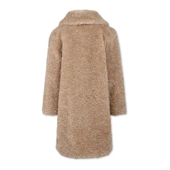 Beige Teddy Faux Fur Coat