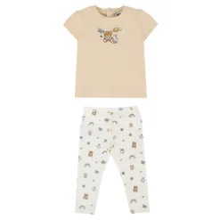 Beige Teddybeer Korte Sportpak