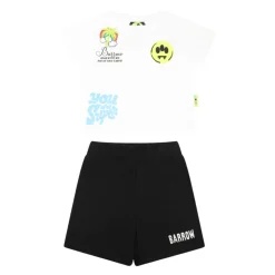 Beige T-shirt en Shorts Set