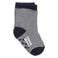 Blauw Gestreepte Katoenen Sokken
