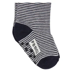 Blauw Gestreepte Katoenen Sokken