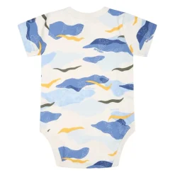 Blauw Katoenen Rompertje Set