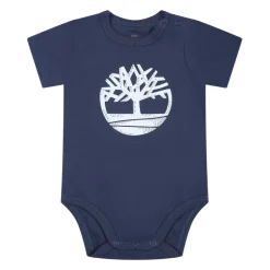 Blauw Katoenen Rompertje Set