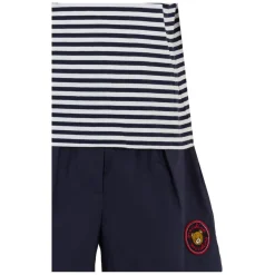 Blauw Kort Sportpak met Teddybeer