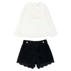 Blauw T-shirt en shorts pak