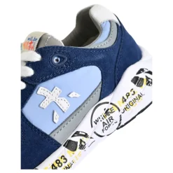 Blauw/azuurblauwe Kinderschoenen, Model Robin