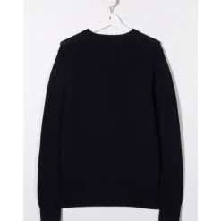 Blauwe Americana Gebreide Sweater