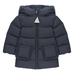 Blauwe Baby Gewatteerde Donsjas Meisje