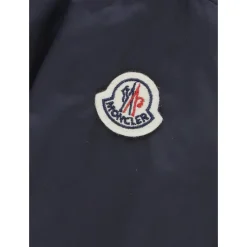 Blauwe Baby Jas met Capuchon en Ritssluiting