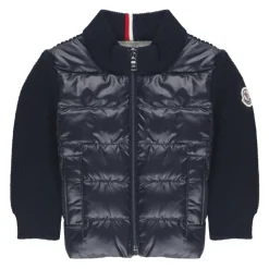 Blauwe Baby Vest Ronde Hals Rits Sluiting