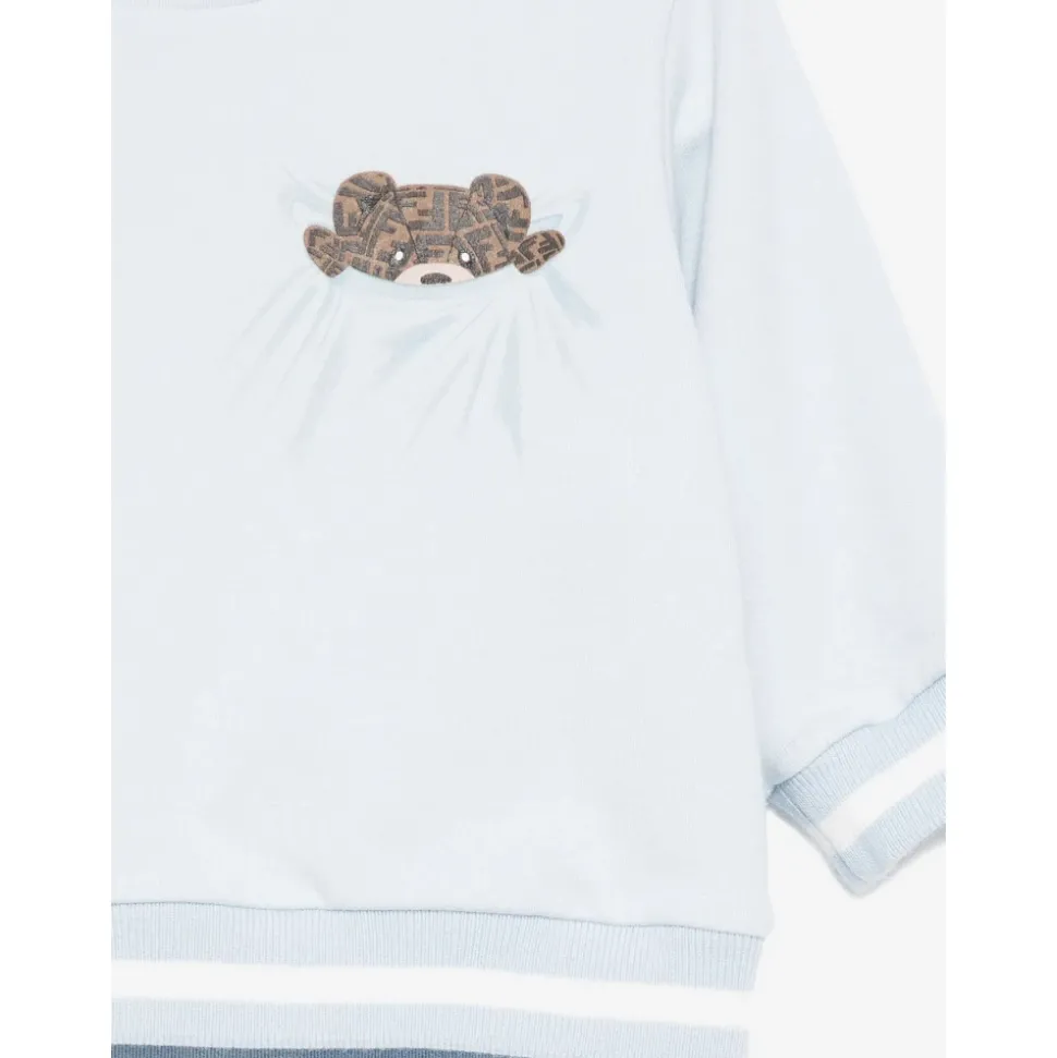 Blauwe Beer Sweatshirt voor Baby Jongens