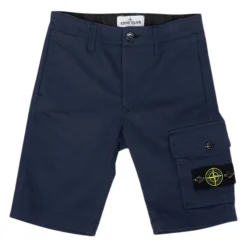 Blauwe Bermuda Shorts met Cargo Zak