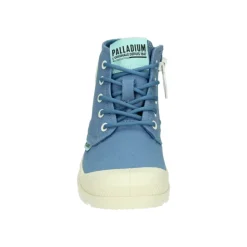 Blauwe Canvas Mid-Top Meisjesschoenen