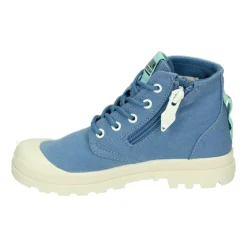 Blauwe Canvas Mid-Top Meisjesschoenen