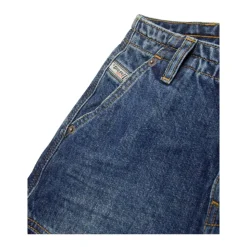 Blauwe Denim Cargo Jeans