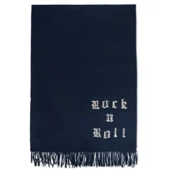 Blauwe Franje Rock n Roll Sjaal