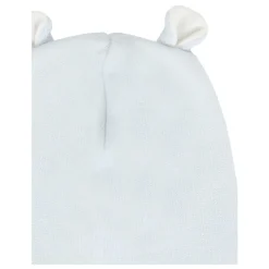 Blauwe Gebreide Wollen Baby Muts