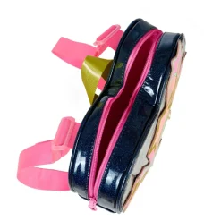 Blauwe hartvormige rugzak met sterren