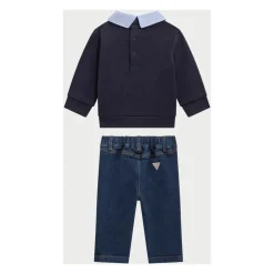 Blauwe Hoodie Jeans Set voor Jongens