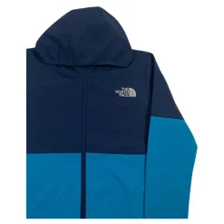 Blauwe hoodie kinderen nylon