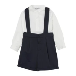 Blauwe Jumpsuit met Knoopdetail