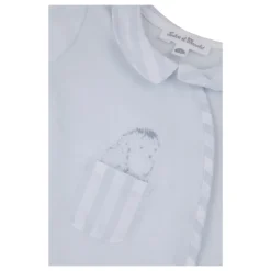 Blauwe Jurken Peter Pan Kraag