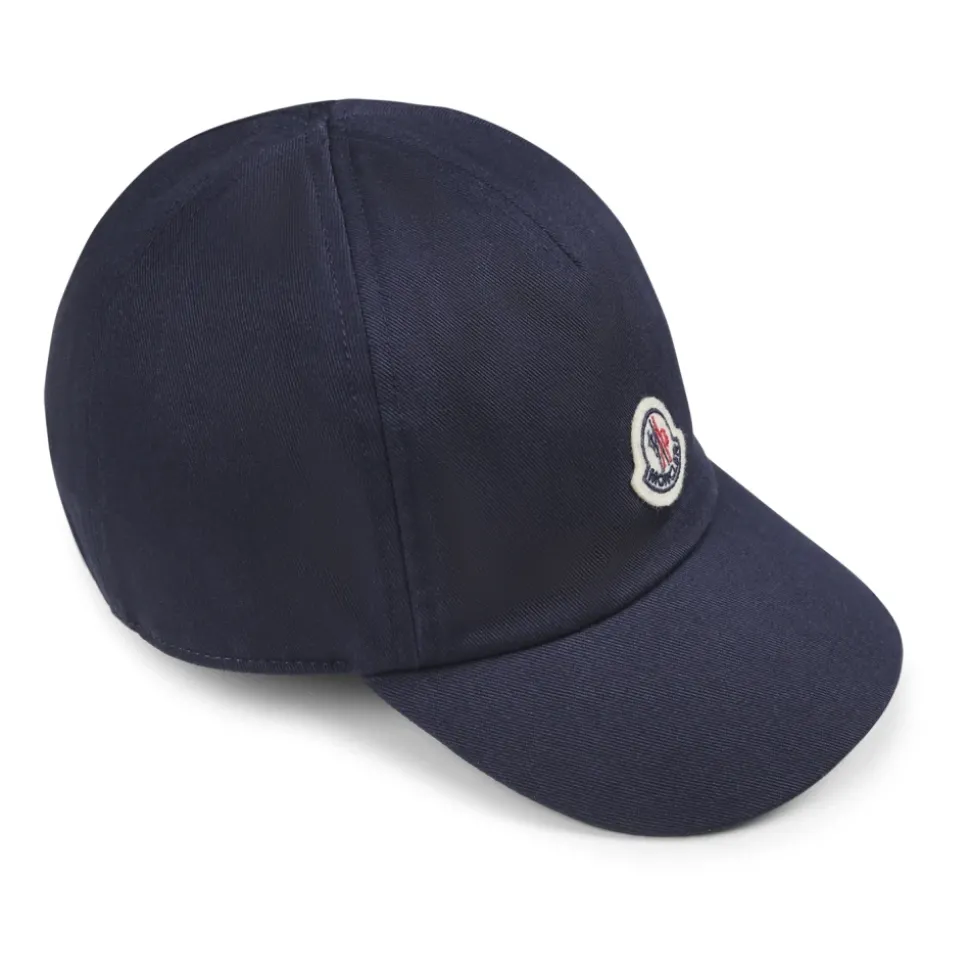 Blauwe Katoenen Hoed met Klep