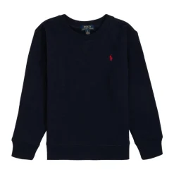 Blauwe Katoenen Sweatshirt met Logo Kids Jongen