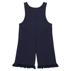 Blauwe Katoenen Tuinbroek met Logoprint