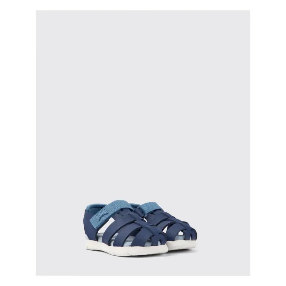 Blauwe Leren Peutersandalen